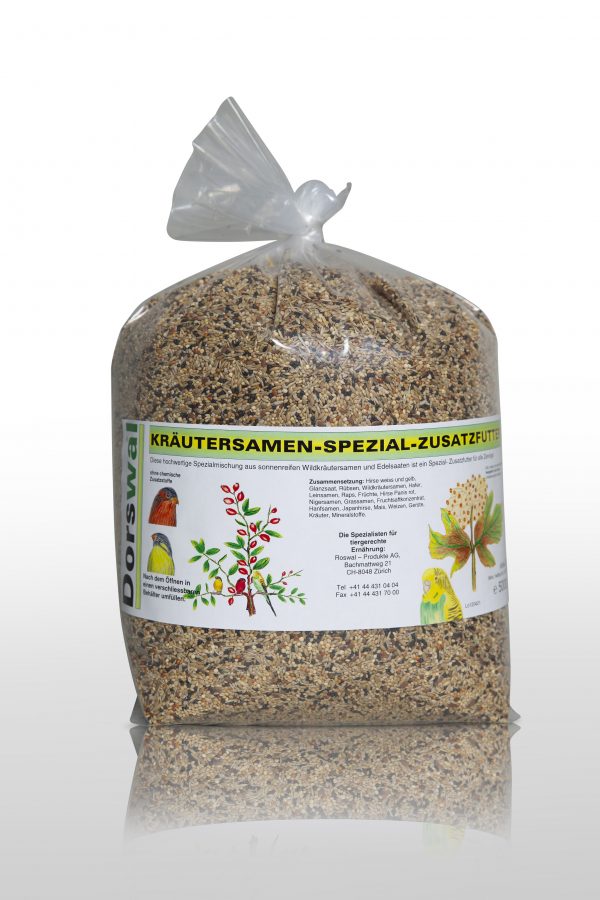 Dorswal Kräutersamen Zusatzfutter für alle Vögel